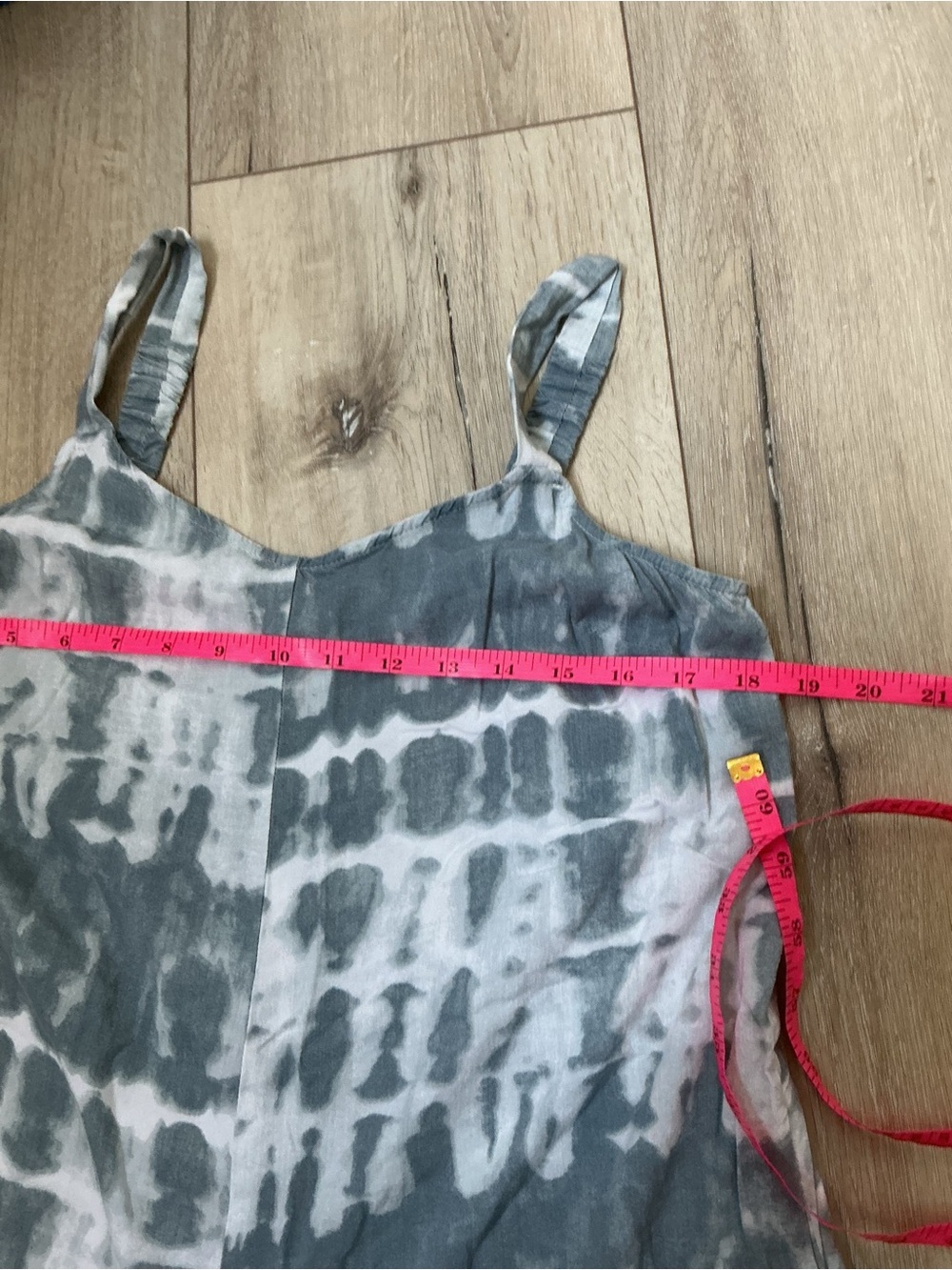 Japna Blue Tie-Dye Ruffle Hem Romper Jumpsuit - Picture 9 of 12